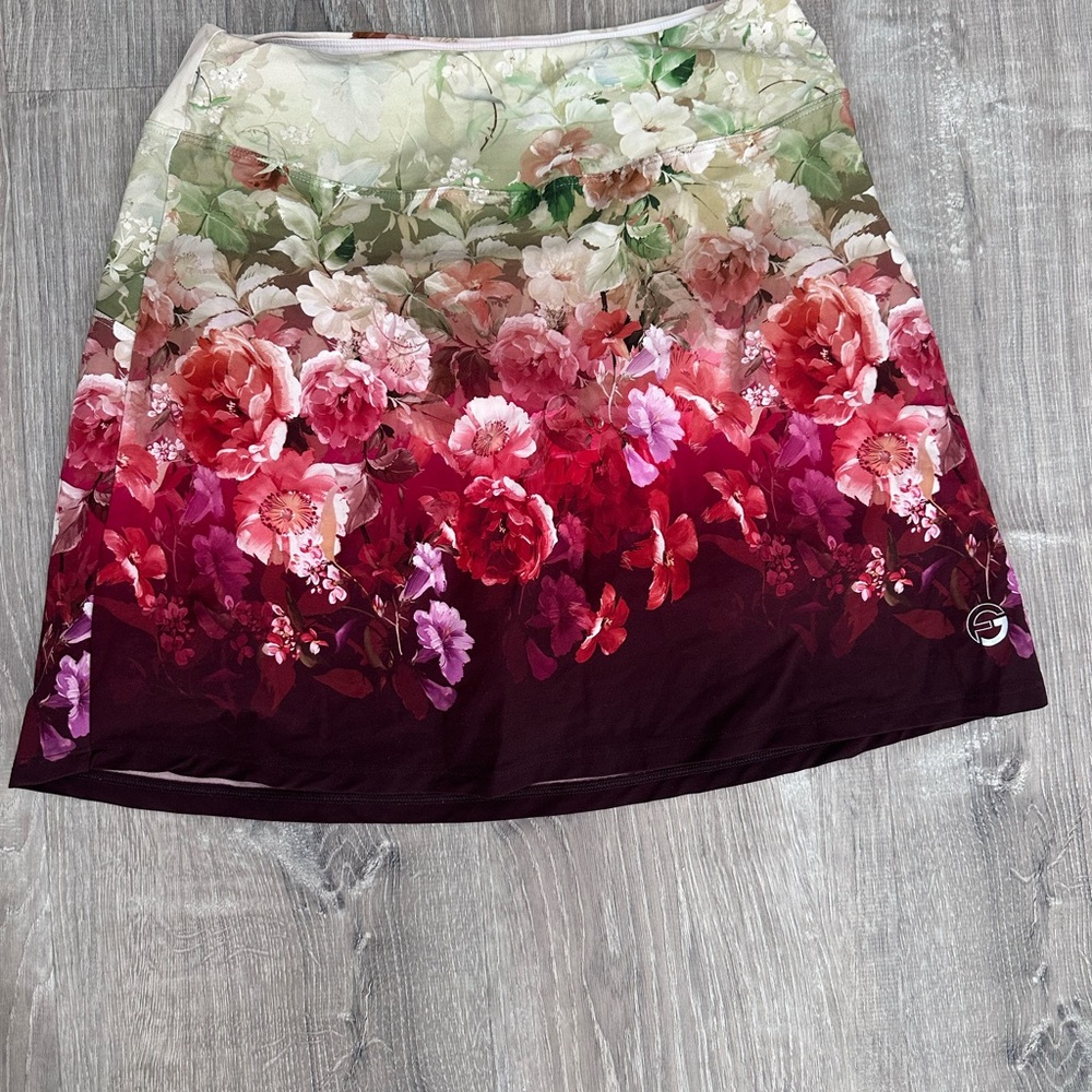 Cream and White Mini A-Line Skirt for Cocktail